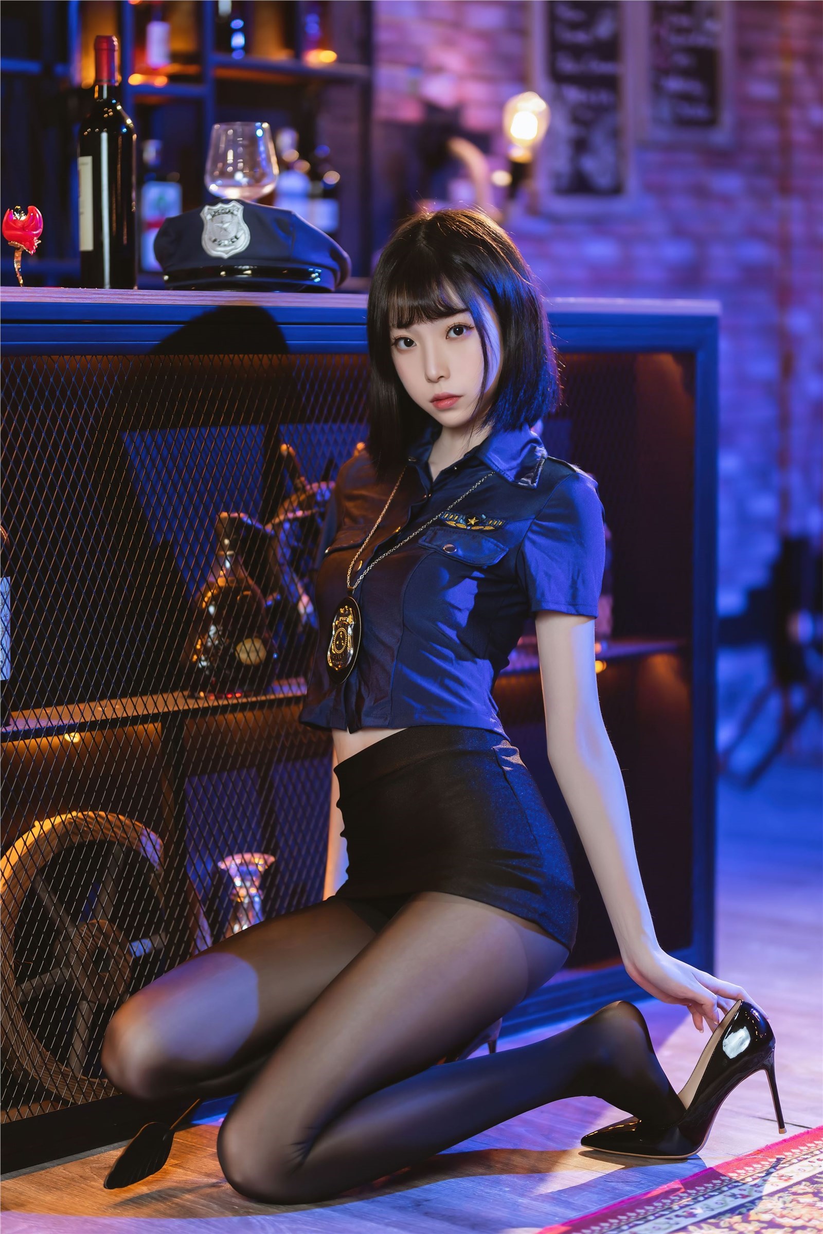 Xu Lan - Black Silk Uniform(53)